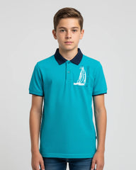 Chemise Sea Bound Color azul-marino para niños