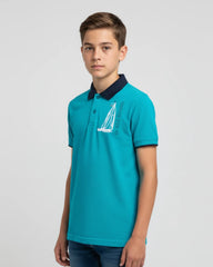 Chemise Sea Bound Color azul-marino para niños
