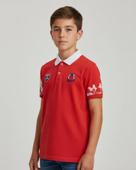Chemise Estampado Boreal Color rojo para niños
