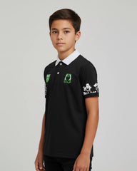 Chemise Estampado Boreal Color negro para niños