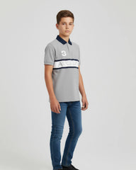 Chemise Auckland Color gris para niños