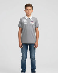 Chemise Military Force Color Gris