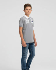 Chemise Military Force Color Gris