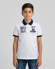 Chemise Military Force Color blanco