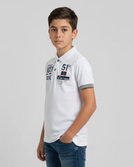 Chemise Military Force Color blanco
