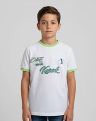 Franela Juvenil Kaijak Color blanco