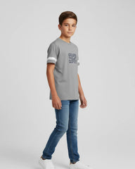 Franela Juvenil 92 Color Gris Talla 16