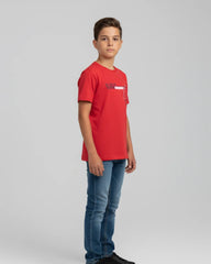 Franela Juvenil 47 Color Rojo