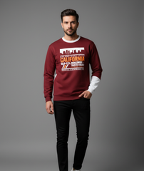 Sweater CALIFORNIA color vino tinto