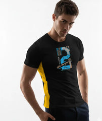 Franela 2 Cup Color Negro