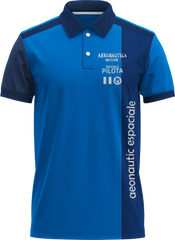 Chemise Aeronautica Color azul-oscuro