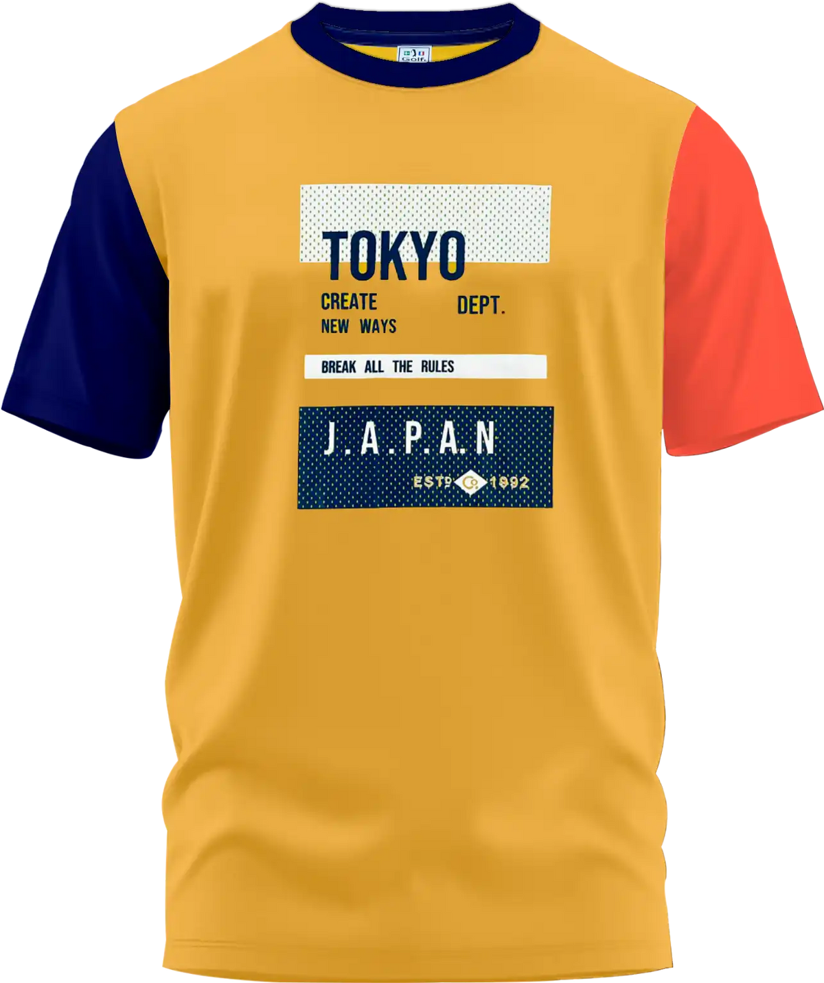 Camiseta TOKYIO color Amarillo