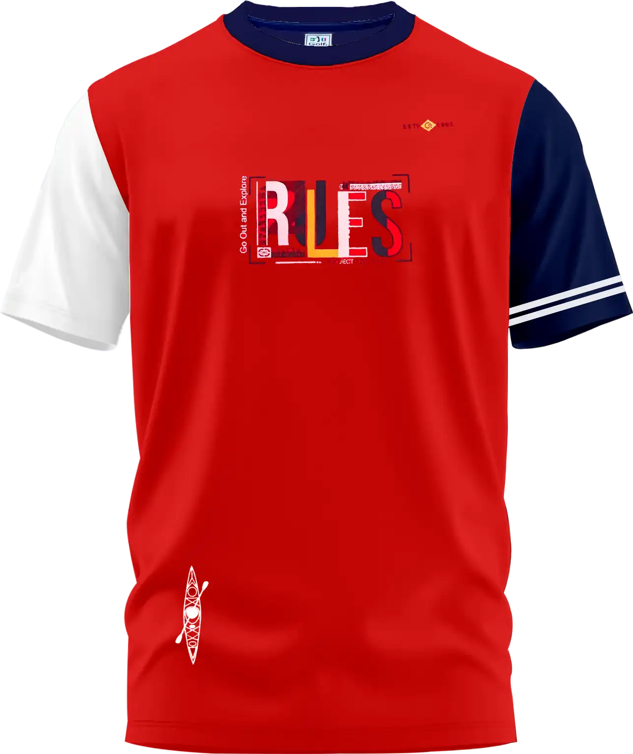 Camiseta Rules color Rojo