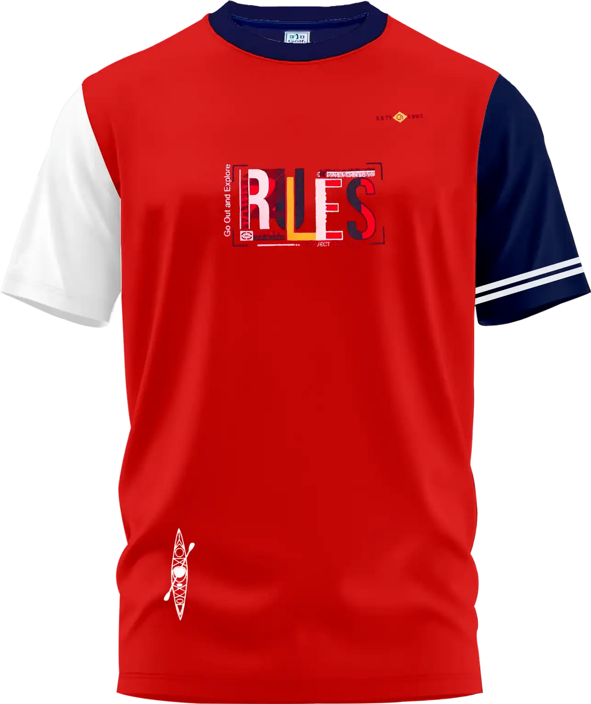 Camiseta Rules color Rojo