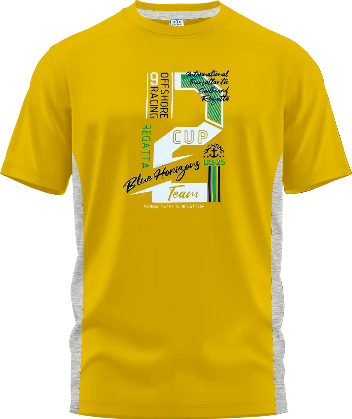 Franela 2 Cup Color Amarillo