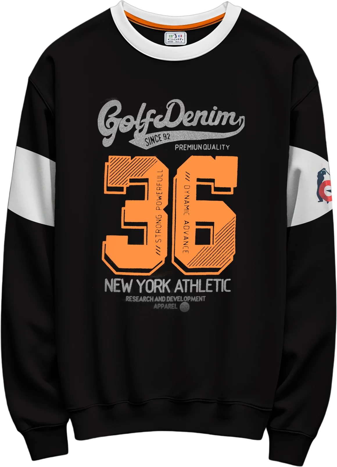 sweater golfdenim 36 Color negro