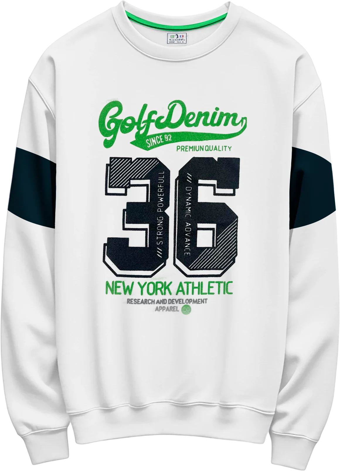 sweater golfdenim 36 Color blanco