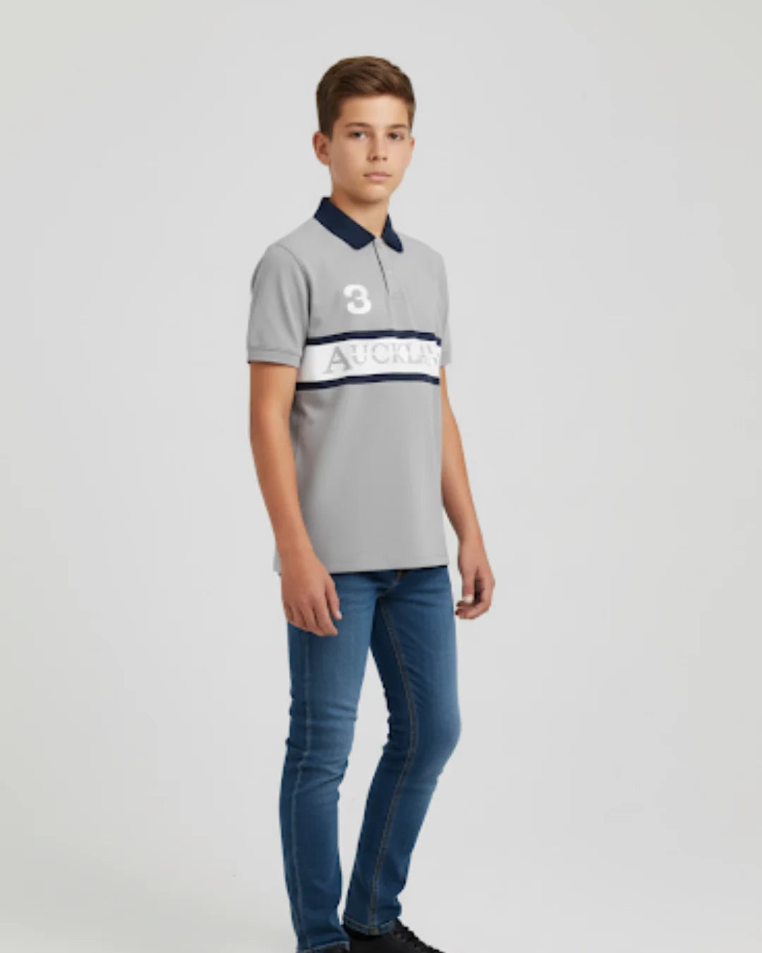 Chemise Auckland Color gris