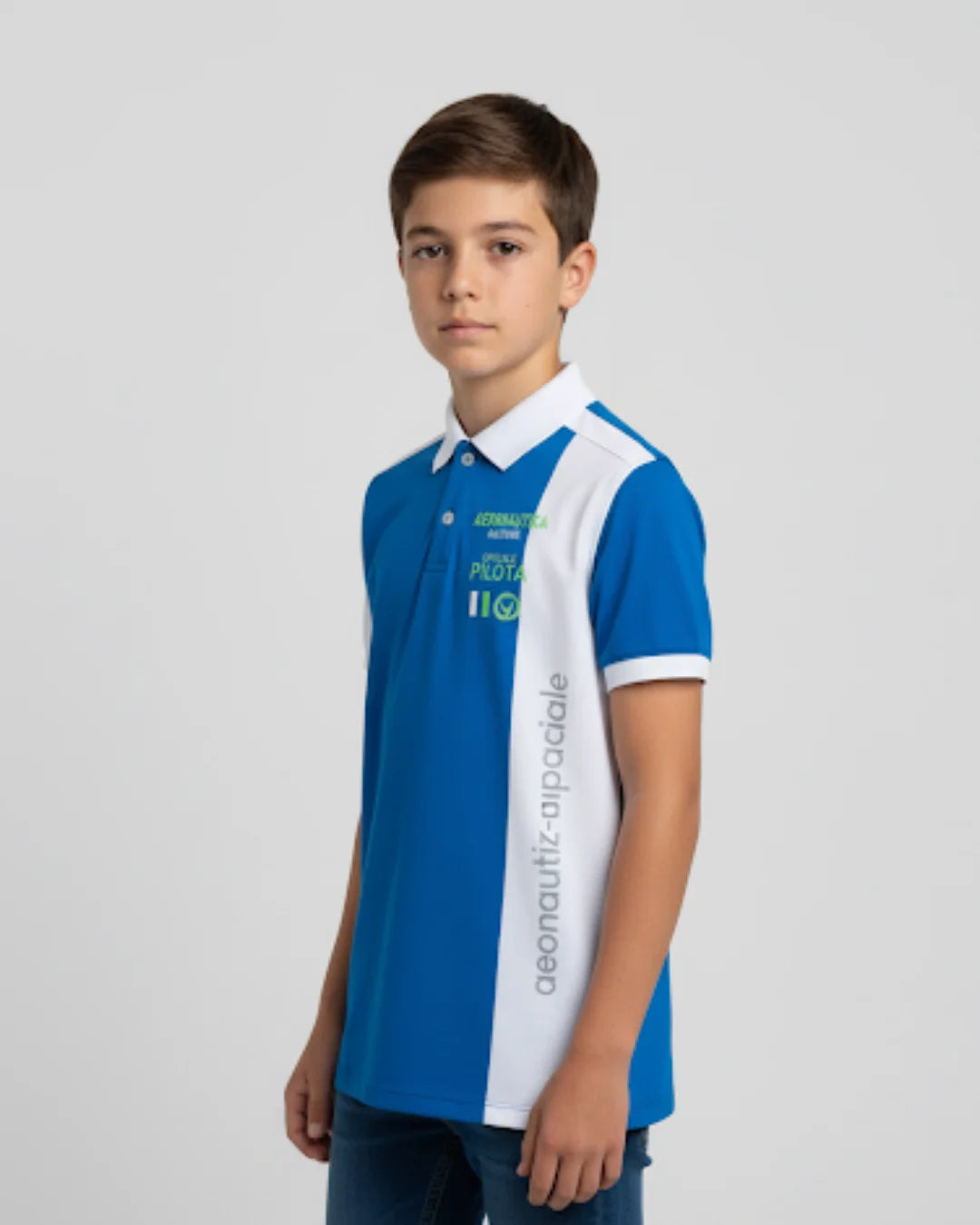 Chemise Aeronautica Color azul-marino