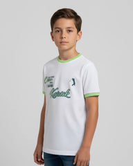 Franela Juvenil Kaijak Color blanco
