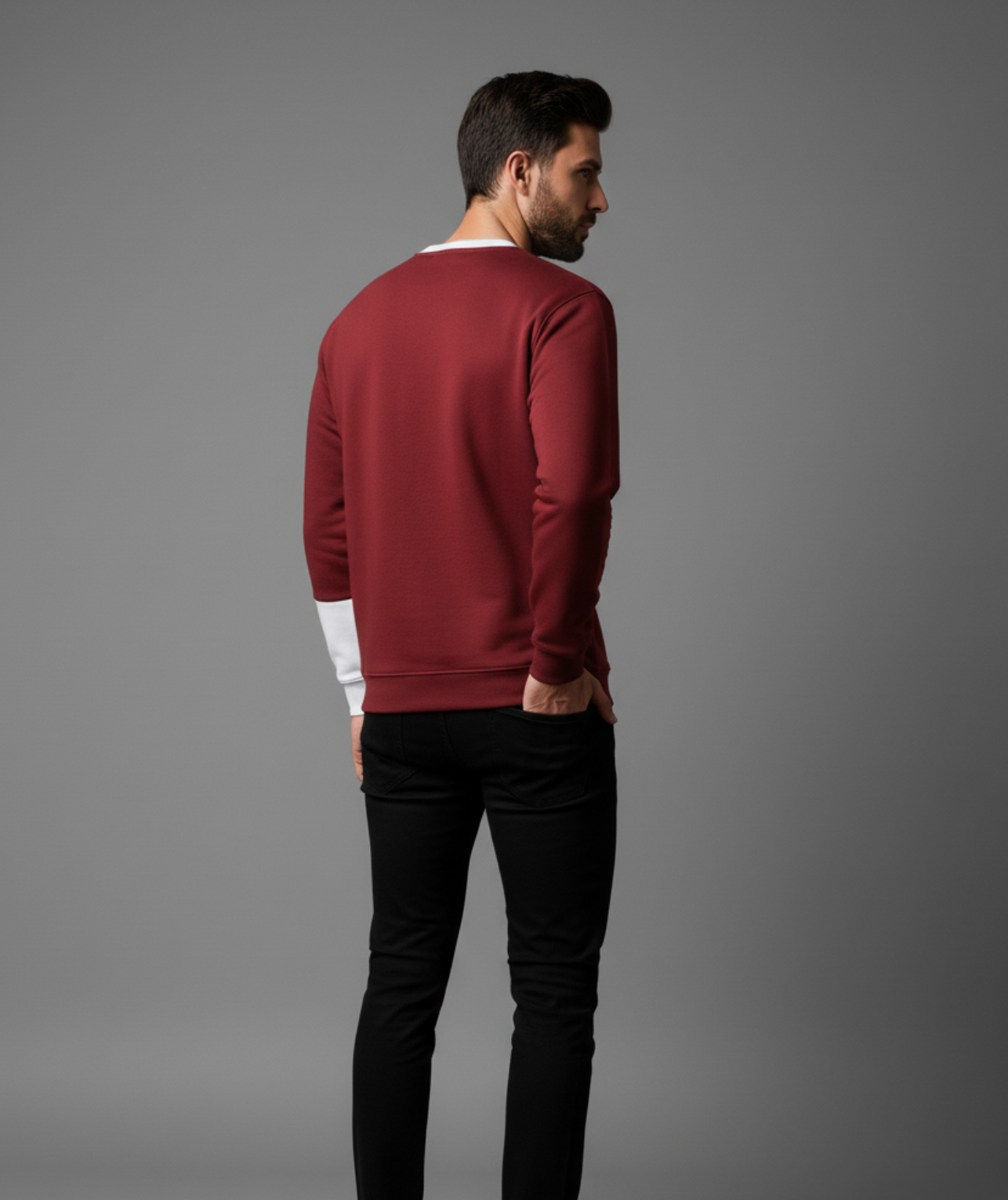 Sweater CALIFORNIA  color vino tinto