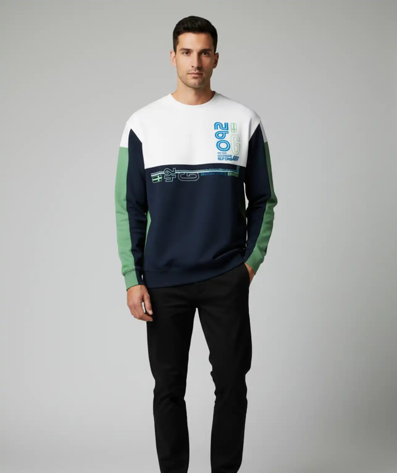 Sweater 260  Color azul-marino