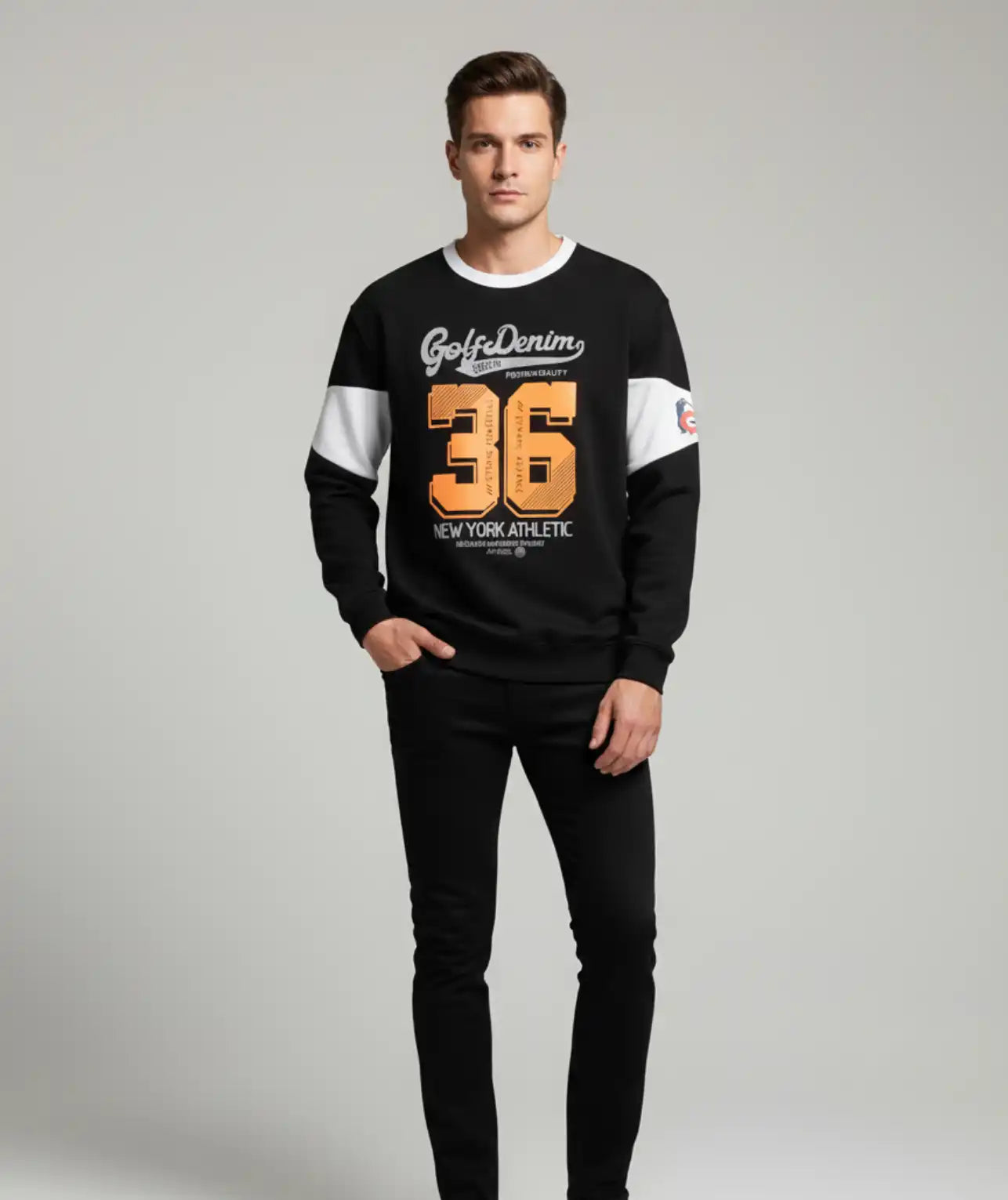 sweater golfdenim 36 Color negro