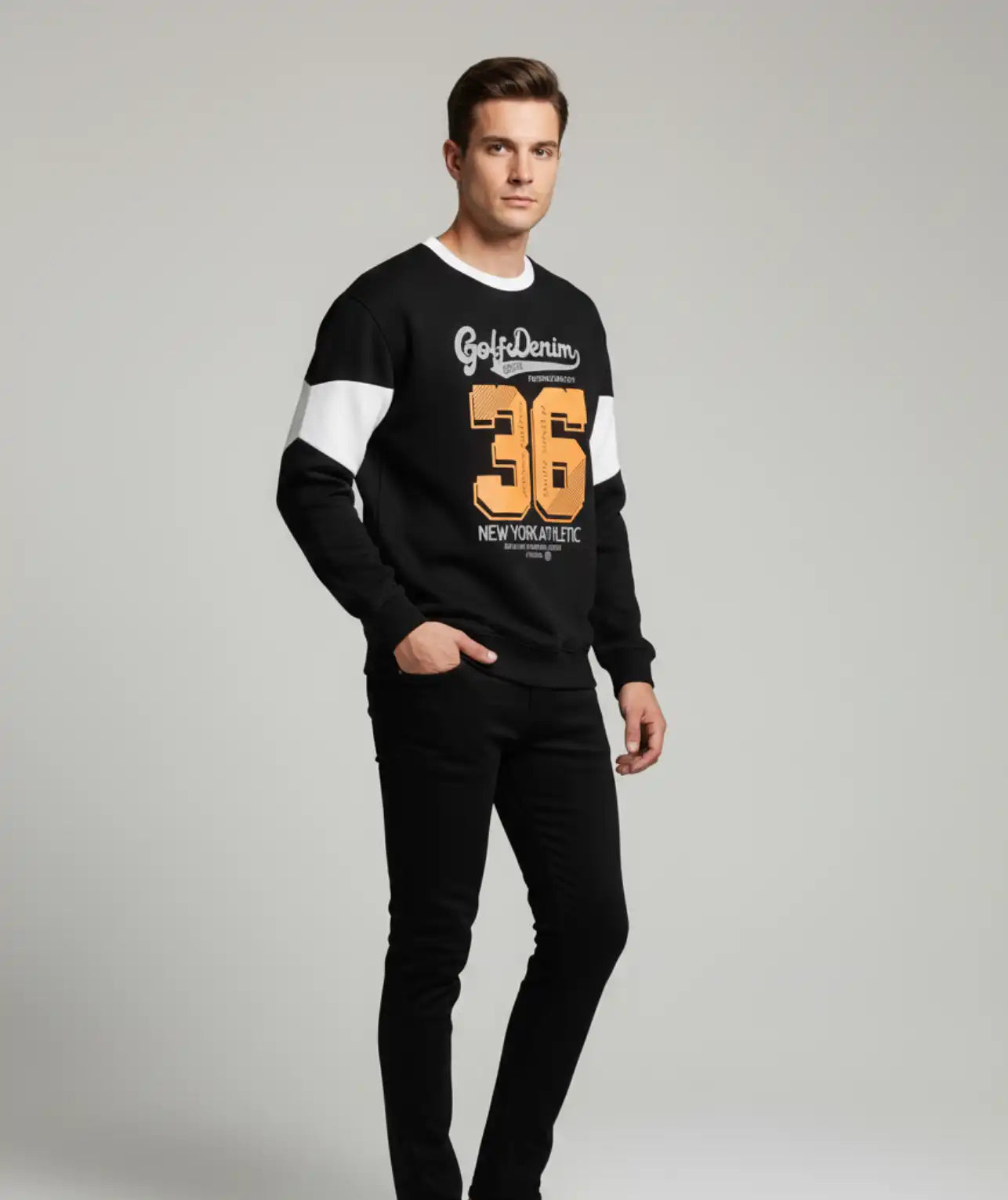 sweater golfdenim 36 Color negro