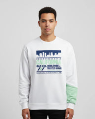 Sweater CALIFORNIA talla XL color blanco (pendiente tags)