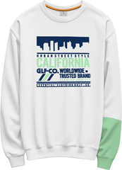Sweater CALIFORNIA talla XL color blanco (pendiente tags)