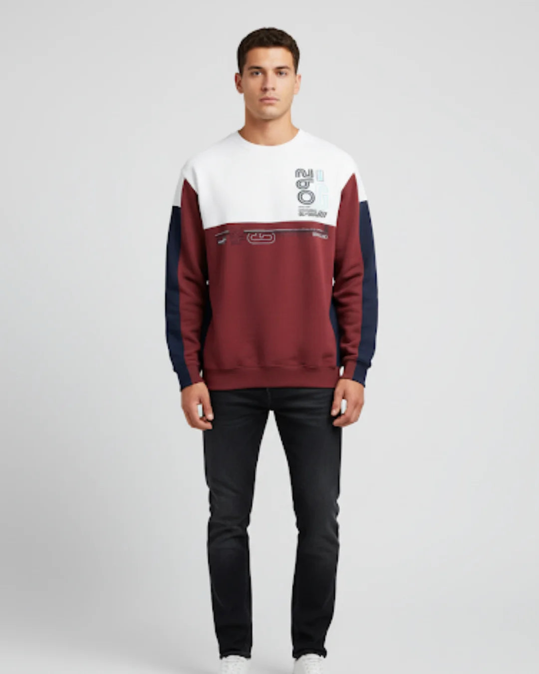 Sweater CALIFORNIA  color vino tinto (pendiente tags)