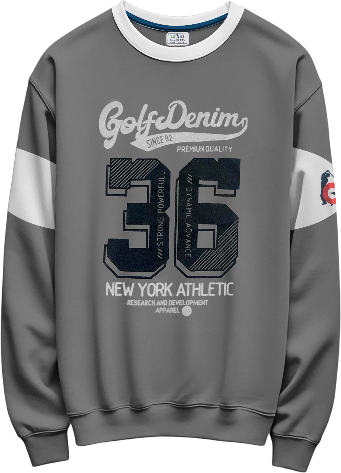 sweater golfdenim 36 Color gris