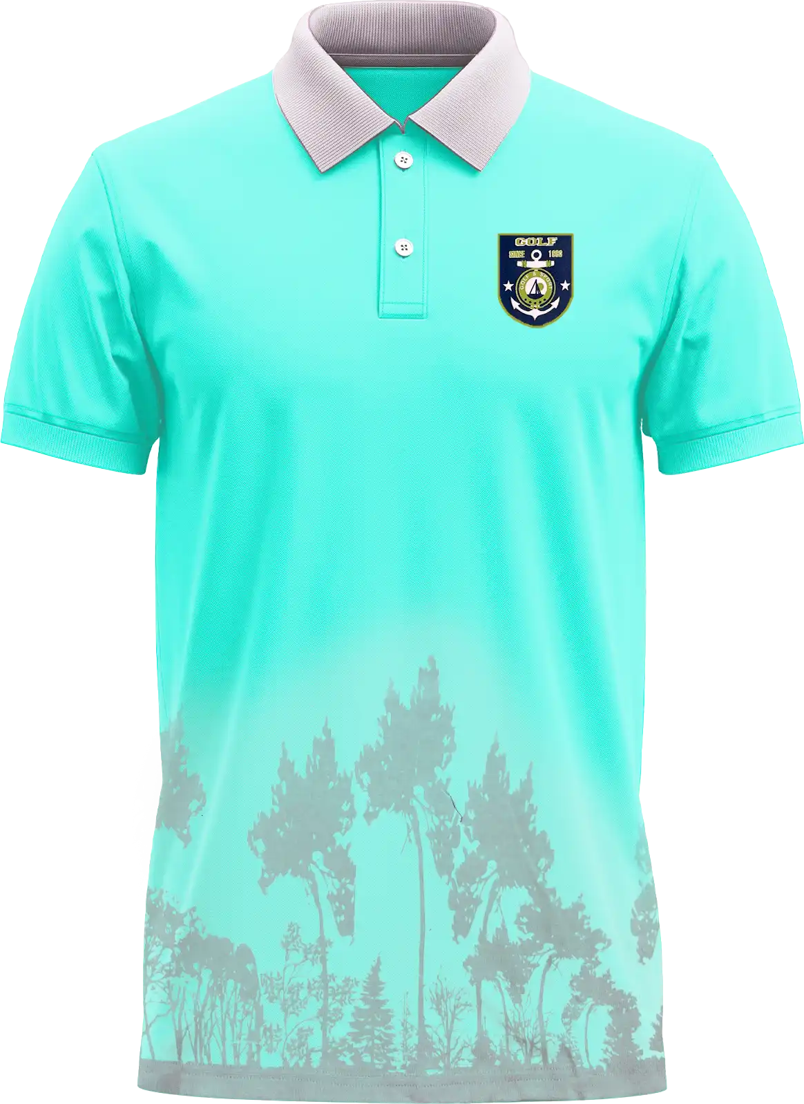 Chemise Estampado Boreal Color azul