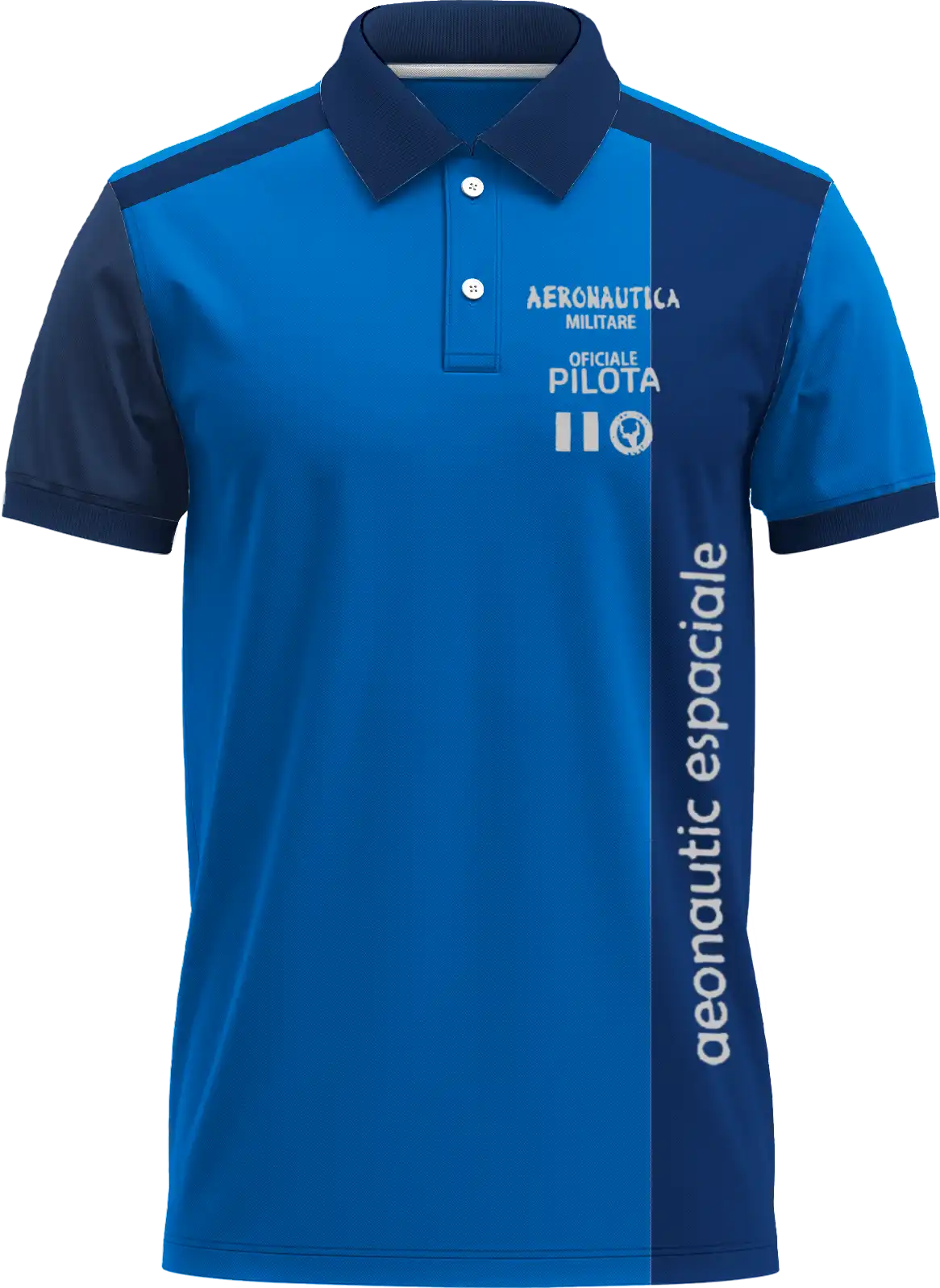 Chemise Aeronautica Color azul-oscuro