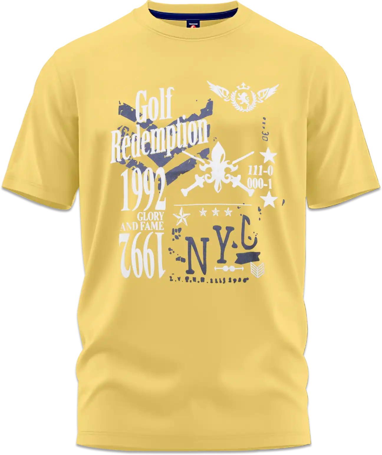 Camiseta Golf NYC Color amarillo