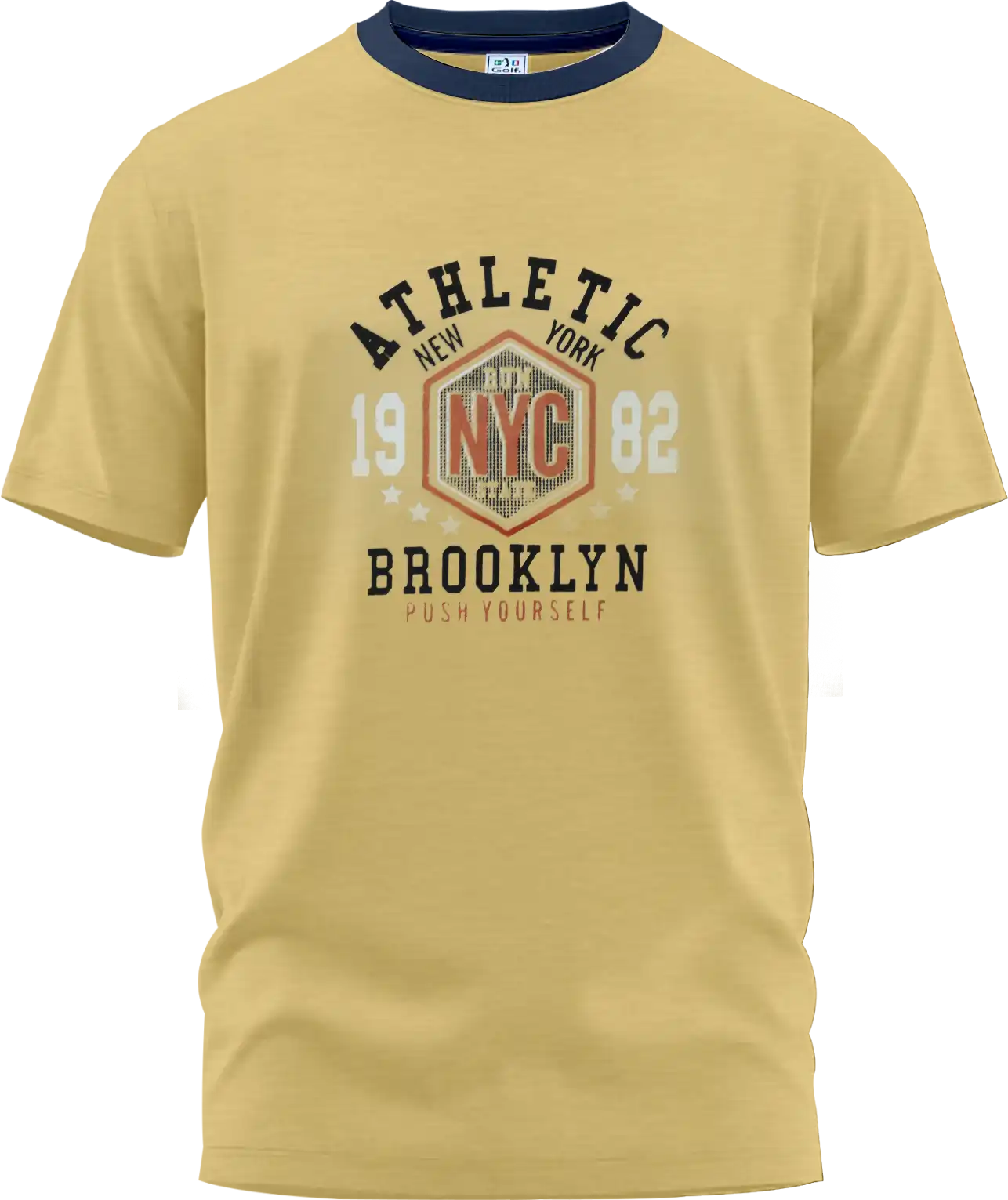 Camiseta ATHLETIC BROOKLYN Color amarillo