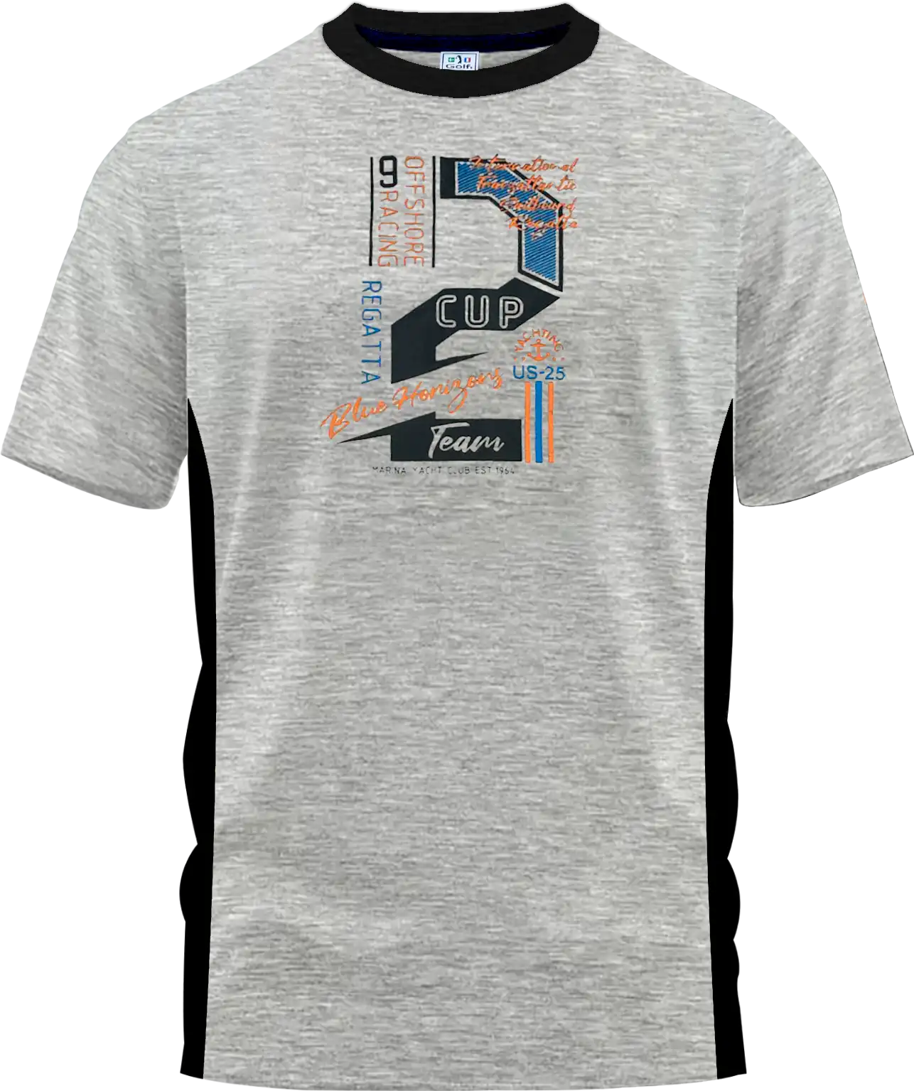 Franela 2 Cup Color gris