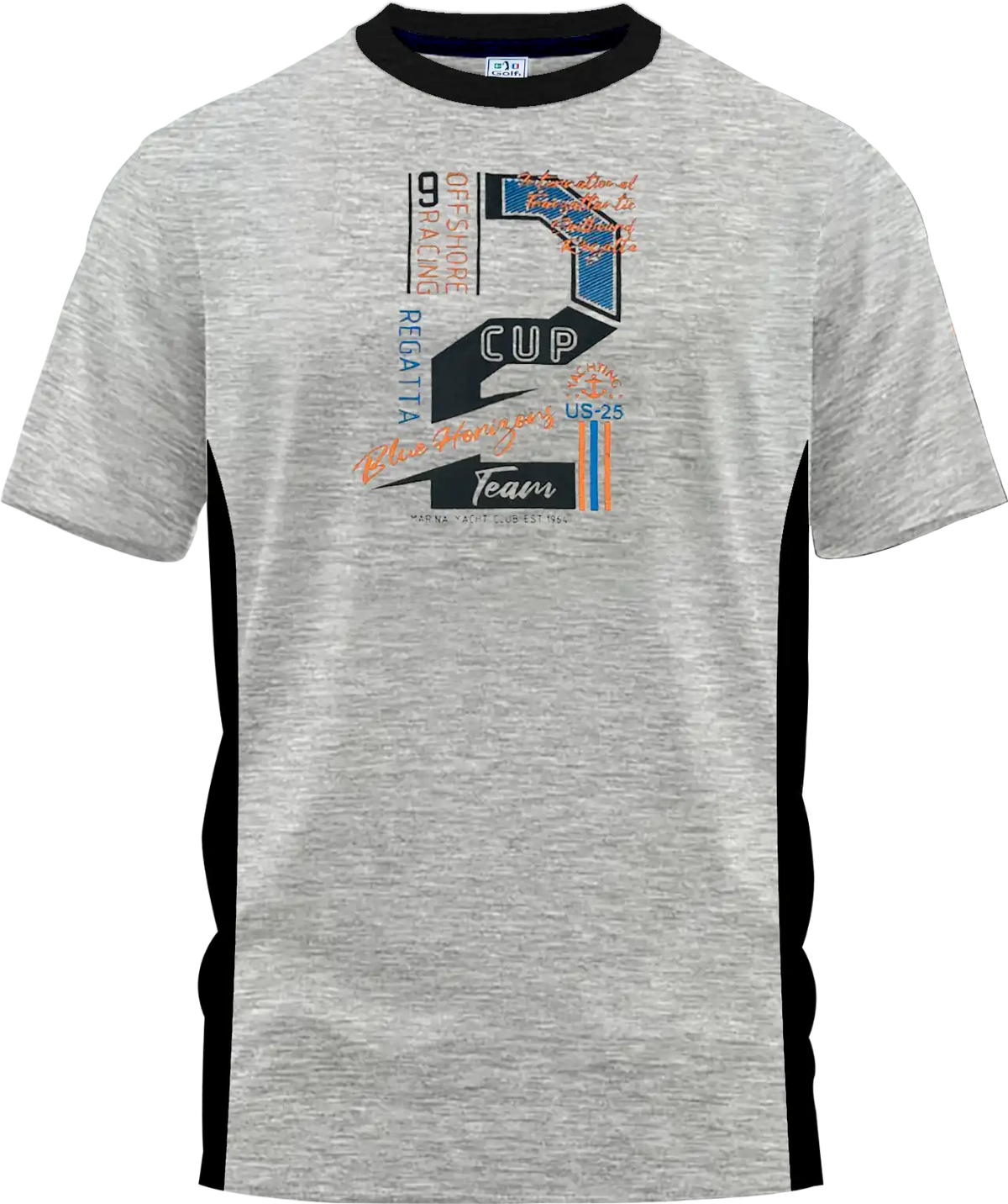 Franela 2 Cup Color gris